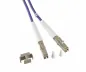 Preview: DINIC LWL Kabel OM4, Patchkabel LC/SC Lichtwellenleiter Multimode, 15m