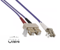 Preview: DINIC LWL Kabel OM4, Patchkabel LC/SC Lichtwellenleiter Multimode, 5m