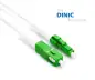 Preview: DINIC Anschlusskabel Glasfaser-Router, LC/APC-SC/APC, weiß, 10m
