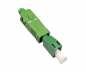 Preview: 5x LWL Adapter LC/APC Buchse auf SC/APC Stecker Glasfaser Adapter, Singlemode / Simplex
