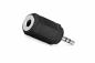 Preview: DINIC Audioadapter 2,5mm Stereo St. auf 3,5mm Bu. DINIC, schwarz