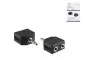 Preview: DINIC Audioadapter 3,5mm Stecker - 2x Buchse, Box Audio-Video-Kabel, Länge 0,2m, schwarz, DINIC Box