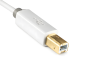 Preview: DINIC HQ USB 2.0 Kabel A Stecker auf B Stecker, Monaco Range, weiß, DINIC Blister, 2m