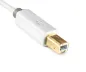 Preview: DINIC HQ USB 2.0 Kabel A Stecker auf B Stecker, Monaco Range, weiß, DINIC Blister, 2m