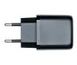 Preview: USB C+A Ladegerät/Netzteil 20W, PD, schwarz Power Delivery + QC 3.0, schwarz
