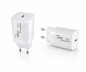 Preview: USB C Ladegerät / Netzteil 45W Schnellladegerät Power Delivery 3.0, PPS-Technologie, weiß