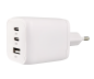 Preview: USB C/C/A Ladegerät/Netzteil 65W Schnellladegerät Power Delivery 3.0, PPS-Technologie