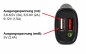 Preview: DINIC USB KFZ Q3 Charger, Ladeadapter+microUSB Kabel, 1m