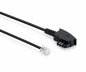 Preview: DINIC Telefonkabel TAE-F -RJ11 Universal, Box, TAE-F Stecker auf Westernstecker 6P4C 4-polig, 10m