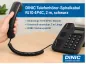 Preview: DINIC Telefonhörer-Spiralkabel, 2m, Box RJ10 4P4C Modularstecker auf Stecker, schwarz, 2m