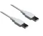 Preview: DINIC USB 2.0 Hi-Speed Kabel A Stecker auf Stecker, 1,8m