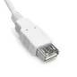 Preview: DINIC USB 2.0 Verlängerung A St. auf A Bu., 28 AWG/2C, 26 AWG/2C, grau, 3m