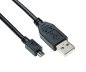 Preview: DINIC USB Kabel Micro B Stecker auf USB A Stecker, schwarz, DINIC Polybag, 0,5m