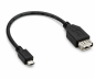 Preview: DINIC USB Adapter A Buchse auf micro B Stecker OTG, Bulk, 0,1m zum Anschluss an OTG kompatible Geräte