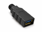Preview: DINIC USB 3.0 Verlängerung A Stecker/Buchse, 3P AWG 28/1P AWG 24, schwarz, 2m
