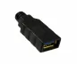 Preview: DINIC USB 3.0 Verlängerung A Stecker/Buchse, 3P AWG 28/1P AWG 24, schwarz, 2m