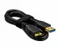 Preview: DINIC USB 3.0 Kabel A Stecker auf micro B Stecker, 3P AWG 28/1P AWG 24, schwarz, 5m