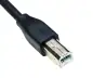 Preview: DINIC USB-C auf USB-B Druckerkabel, schwarz, (Printer/Scanner/MIDI) 2m