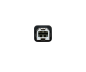 Preview: DINIC USB-C auf USB-B Druckerkabel, schwarz, (Printer/Scanner/MIDI) 2m