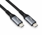 Preview: DINIC USB 3.2 HQ Kabel Typ C-C Stecker, schwarz, 0,5m, unterstützt 100W (20V/5A) Aufladung, 20 GBit/s