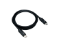 Preview: DINIC USB 3.2 Kabel Typ C-C Stecker, schwarz, unterstützt 100W (20V/5A) Aufladung,  0,5m