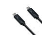 Preview: DINIC USB 3.2 Kabel Typ C-C Stecker, schwarz, unterstützt 100W (20V/5A) Aufladung,  0,5m