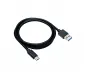 Preview: DINIC USB 3.1 Kabel Typ C - 3.0 A, 5 Gbps, 3A charging, schwarz, DINIC Polybag, 1m