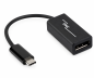 Preview: DINIC Adapter USB 3.2 Typ C Stecker / DP DisplayPort Buchse 4k bei 60Hz , schwarz