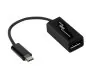 Preview: DINIC Adapter USB 3.2 Typ C Stecker / DP DisplayPort Buchse 4k bei 60Hz , schwarz