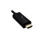 Preview: DINIC USB 3.2 Typ C auf HDMI 4K2K@60Hz, HDCP, schwarz, 2m