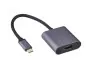 Mobile Preview: Adapter USB C auf HDMI, space grau, Alu, PB USBC Stecker auf HDMI Buchse, 4K*2K@60Hz, HDR,HDCP