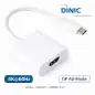 Preview: Adapter USB Typ C Stecker auf HDMI Buchse, 4K*2K@60Hz, HDR, DINIC Blister, weiß