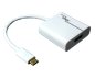 Preview: DINIC Adapter USB Typ C Stecker auf HDMI Buchse, 4K*2K@60Hz, HDR, weiß, DINIC Polybag