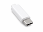 Preview: DINIC Adapter USB C Stecker / RJ45 Gbit LAN, weiß, PB 10/100/1000 Mbps mit Auto-Erkennung, 0,2m