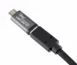 Preview: DINIC Adapter, Micro Stecker auf USB C Buchse Alu, space grau