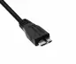 Preview: Kabel USB C auf USB 3.0 micro B, schwarz, DINIC Polybag, 1m