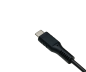 Preview: DINIC USB Typ C auf A Ladekabel, USB Typ C auf A Stecker, 5V, 3A, OD: 3,5mm, schwarz, 1m