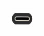 Preview: DINIC USB Typ C auf A Ladekabel, USB Typ C auf A Stecker, 5V, 3A, OD: 3,5mm, schwarz, 1m