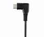 Preview: USB Typ C auf C 90°, Ladekabel, C auf C gewinkelt, 60W, 3A, OD: 3.5mm, schwarz, Polybag, 1m
