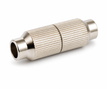 Antennenadapter Koaxverbinder, Metall, IEC (Koax) Doppelkupplung, schraubbar