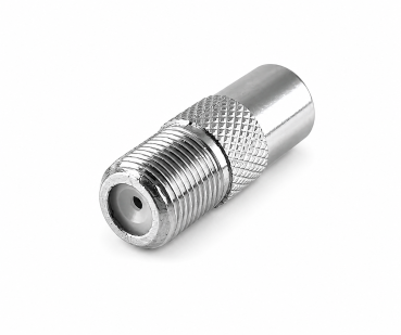 Adapter IEC Stecker auf F-Buchse, ANT-Stecker auf SAT Buchse, Vollmetall