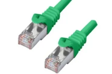 DINIC Cat.6 Premium Patchkabel, PiMF/S-FTP, LSZH, grün, 1m