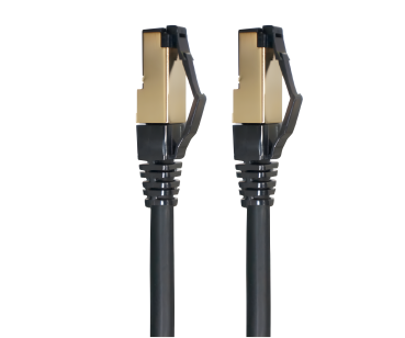 DINIC Cat. 8.1 Patchkabel 2000Mhz, 40G, schwarz, 10m