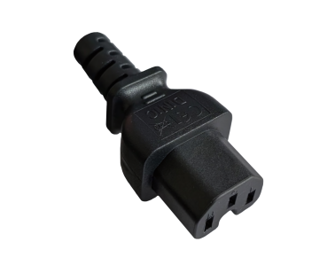 DINIC Netzkabel Schuko auf Warmgerätestecker, Stromkabel C15, 0.70m