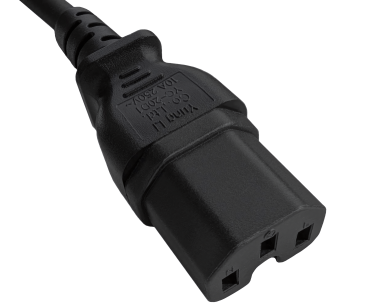 DINIC Netzkabel Stromkabel China Typ I auf C15, 1mm², CCC, 1,8m