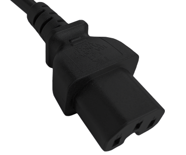 DINIC Netzkabel England UK Typ G auf C15, 1mm², schwarz, 1,80m