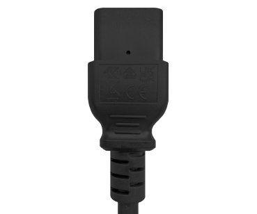 DINIC Netzkabel England UK Typ G auf C19, 13A, 1,5mm², 1,8m