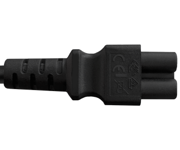 DINIC Stromkabel, Netzkabel für Dänemark Typ K auf C5, DK, 1,8m