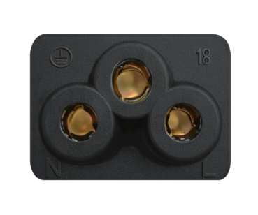 DINIC Netzkabel Japan Typ B auf C5, 0,75mm², 1,8m JPN 3pin/IEC 60320-C5,JET, PSE, VCTF, schwarz