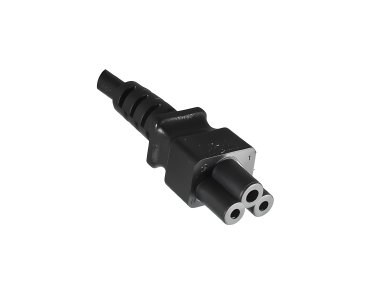 DINIC Netzkabel Japan Typ B auf C5, 0,75mm², 1,8m JPN 3pin/IEC 60320-C5,JET, PSE, VCTF, schwarz